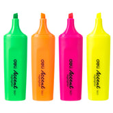 Deli Highlighter Chisel 1-5mm 4 Colours - Al Masam Stationery LLC